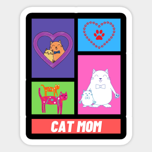 Mom Cat Sticker